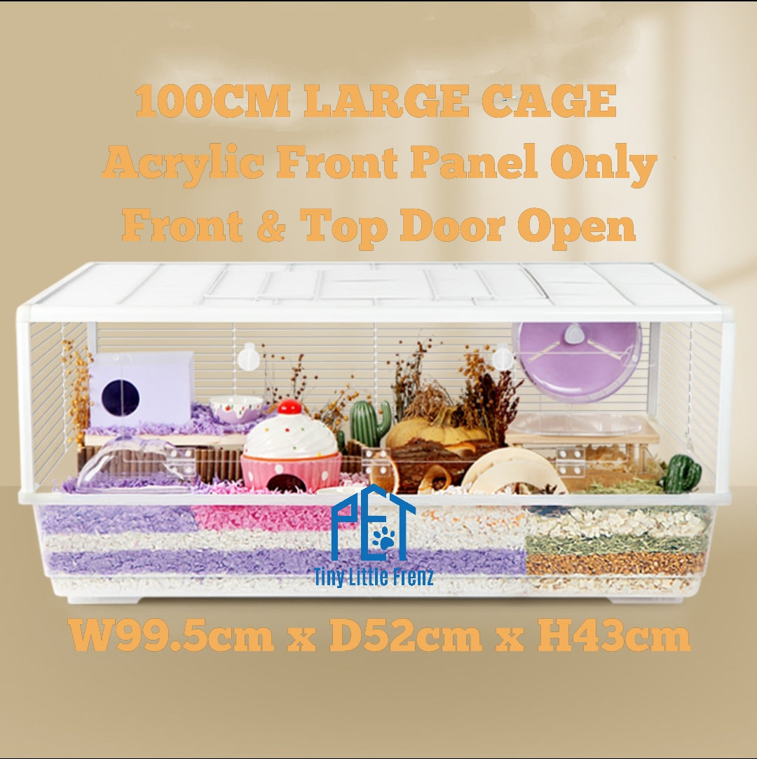 Bucatstate 100cm Large Hamster Cage Front Door Acrylic Panel | Singapore |  Syrian Dwarf Robo Hamster