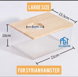 Hamster Acrylic Sand Box | Bath| Toilet