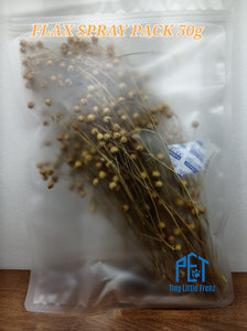 Natural Flax Spray / Silver Millet Spray / Oat Spray / Yellow Millet Spray Treats for Hamster & Parrot