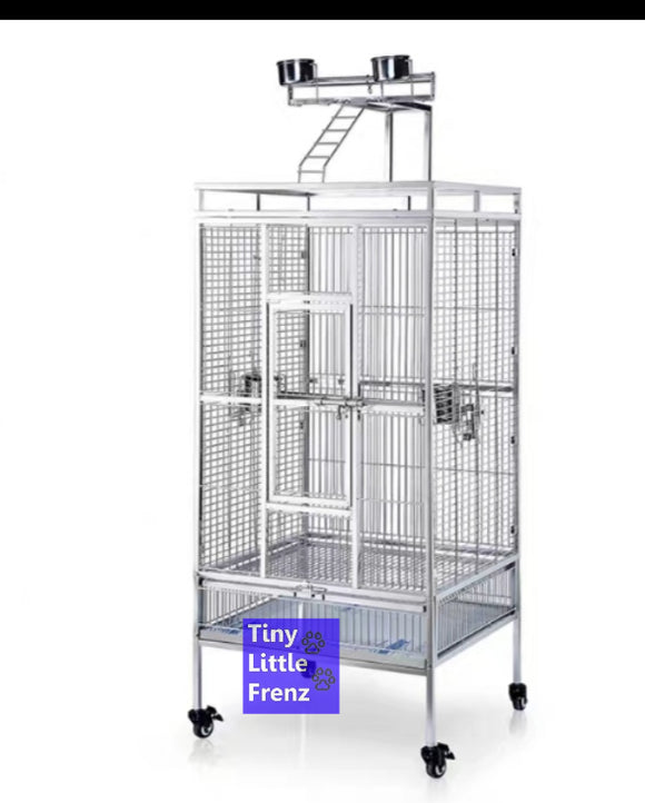 304 Stainless Steel Parrot Cage 45cm T22-090 / 61cm T22-091