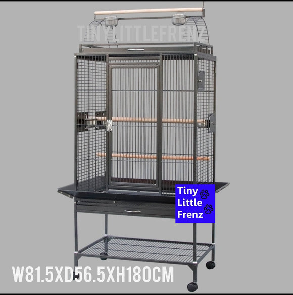 Heavy Duty Steel Parrot Cage 81cm