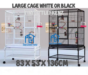 Heavy Duty Steel Parrot Cage 83cm T22-073