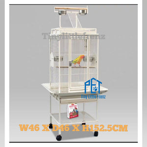 Heavy Duty Steel Parrot Cage 46cm T22-079