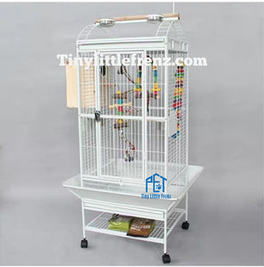 Heavy Duty Steel Parrot Cage 60cm