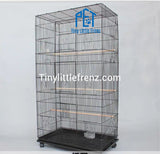 Wrought Iron Parrot Cage 78cm 3 Layer Breeder Cage