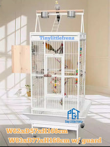 HEAVY DUTY PARROT CAGE 60CM w/ PLAYTOP T22-086