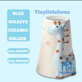 Hamster Water Bottle Stand Holder Ceramic Giraffe