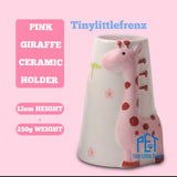 Hamster Water Bottle Stand Holder Ceramic Giraffe