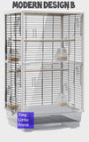 Modern Design Parrot Cage 47cm 2 Layer