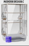 Modern Design Parrot Cage 47cm 2 Layer